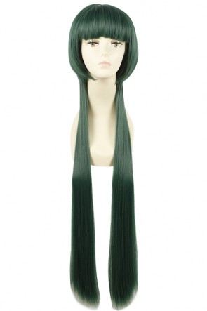 100CM Long Green Cosplay Wig Straight Hair Hitman Reborn Yuni AC001093
