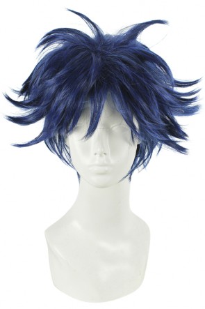 30CM Short DRAMAtical Murder Ren Blue Cosplay Wig CW00472