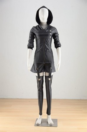 Tokyo Ghoul Toka Kirishima Black Dress Cosplay Costume Sexy AC00337