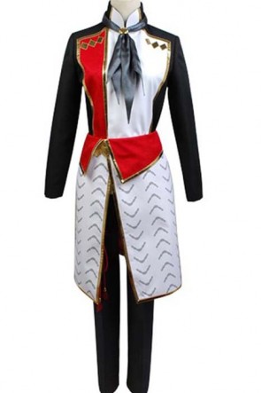 Black mixed white Cosplay Costumes AMNESIA SHIN KENT Men uniforms AC001266