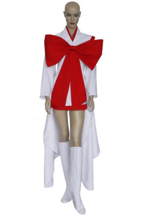 Chobits Kotoko Cosplay Costume Anime Clothing With Big Red Bow-kont AC00664