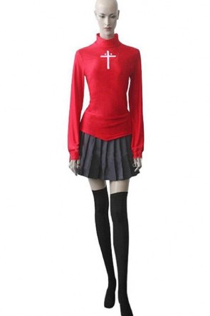 Custom-Made Cosplay Costume For Fate Stay Night Rin Tosaka Dress AC00649