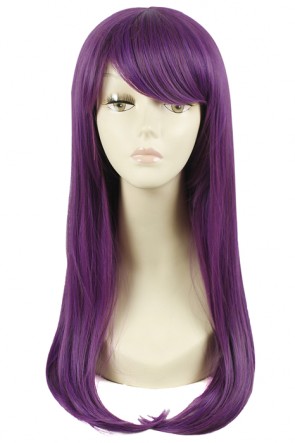 60CM Long Tokyo Ghoul Kamishiro Rize Purple Cosplay Wig CW00468