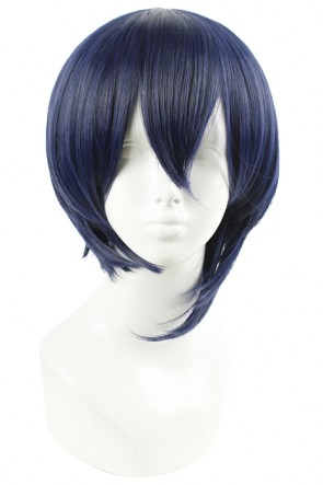 Touken Ranbu Online Mikazuki Munechika Mixed Blue Black Wig CW00470