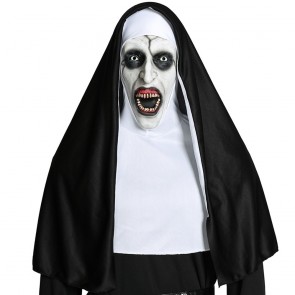The Conjuring 2: Scary Nun Mask With Hooded Halloween Party Prop