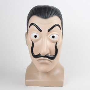 La casa de papel: Money Robbery Dali Mask Halloween Cosplay Prop