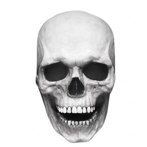 3D Skeleton Movable Mouth Full Face Mask Halloween Party Prop