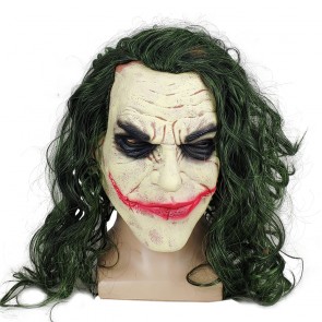The Dark Knight Rises: Joker Cosplay Mask With Wig