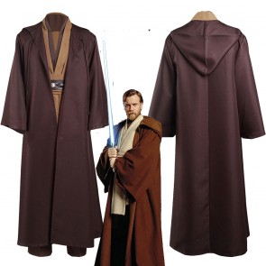 Star Wars Obi-Wan Kenobi Jedi Master Halloween Cosplay Costume