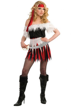 Sexy Female Adult Pirate Of The Caribbean Halloween Costume MC00115
