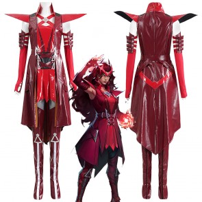 Marvel Rivals Scarlet Witch Halloween Cosplay Costume Full Set