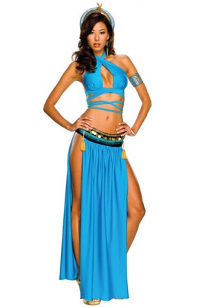 Playboy Secret Wishes Sexy Cleopatra Halloween Cosplay Costume FHC00309