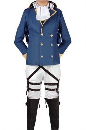 Attack On Titan Officer Uniform Outfits Cosplay Costume AC00124