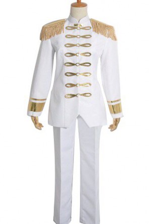 Levi White Uniform Cosplay Attack On Titan Rivaille Costume Men's Game Halloween Outfit Custom-made AC00127