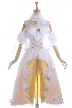 Vicwin-One Love Live Koizumi Hanayo Wedding Dress Cosplay Costume AC00522