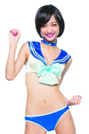 Free Size Sexy Sailor Moon Costume Cosplay Swimwear Bikini Costume AC00622