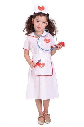 Doctor Nurse Halloween Party Cosplay Costume For Children FHC00353
