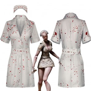 Silent Hill Nurse Cosplay Costume Halloween Outfit Full Set
