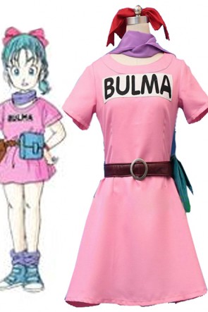 Dragon Ball Z Bulma Cosplay Costume AC00274