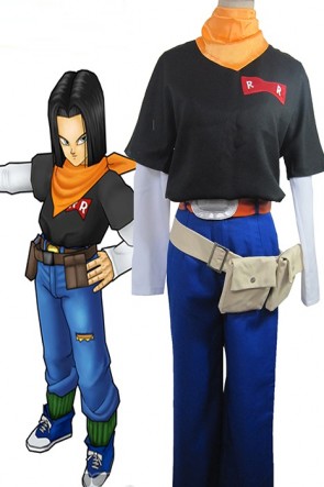Dragon Ball Z Android No.17 Cosplay Costume AC00276