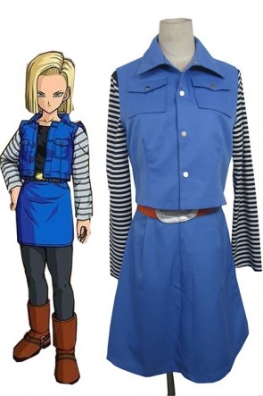 Dragonball Z Android No.18 Cosplay Costume AC00282
