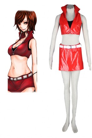 Vocaloid MEIKO Cosplay Costume With Bright Color Red AC00754