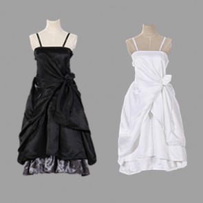 Inu X Boku SS Ririchiyo Shirakiin Cocktail Dress Cosplay Costume AC001210
