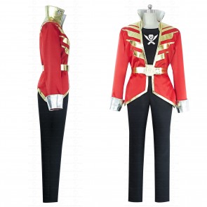 Kaizoku Sentai Gokaiger Red Cosplay Costume AC001388