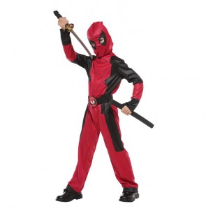 X-Men Deadpool Wade Wilson kid Cosplay Costume 