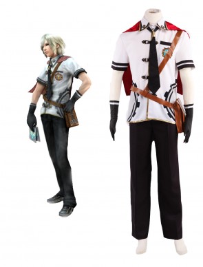 Final Fantasy Type-0 Suzaku Peristylium Class Zero NO.1 Ace Summer School Uniform Cosplay Costume