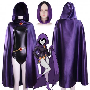 Teen Titans Go Raven Halloween Cosplay Costume