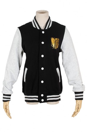 Attack on Titan Mikasa Ackerman Cosplay Costume Black Golden AC00130