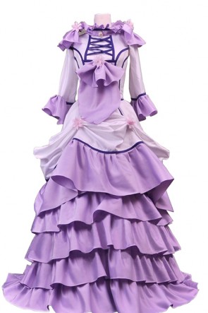 Anime Chobits Chii Cosplay Costume With Beautiful Color Purple AC00678
