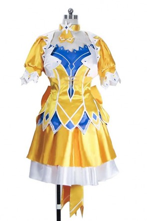 Cosplay Costume For Date A Live Izayoi Miku Deluxe Yellow Dress AC00818