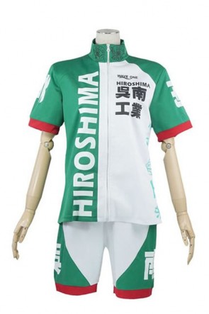 Yowamushi Pedal Kureminami Kogyo Bicycle Racing Club Uniform Cosplay Costume AC00943