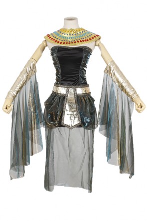 Adult Sexy Cleopatra Egyptian Goddess Queen Of The Nile Costume Halloween FHC00303