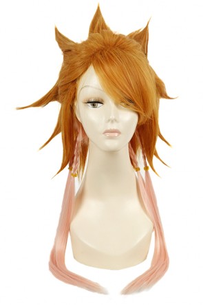  75cm Black Butler Circus Joker Blonde Fade Pink Cosplay Wig AC00803