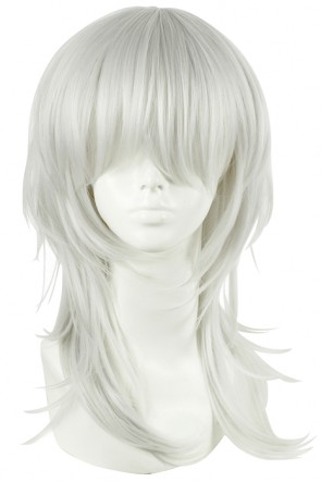 50CM WhiteTouken Ranbu Online Tsurumarukuninaga Cosplay Wig CW00476