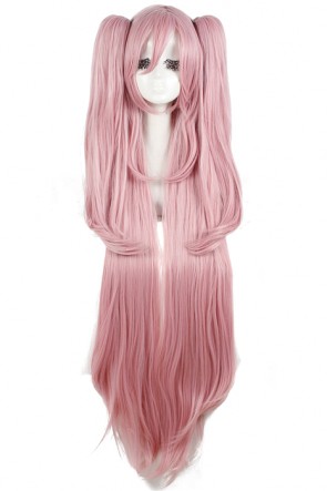 115cm Long Pink Seraph of the End Krul Tepes Cosplay Wig AC00882